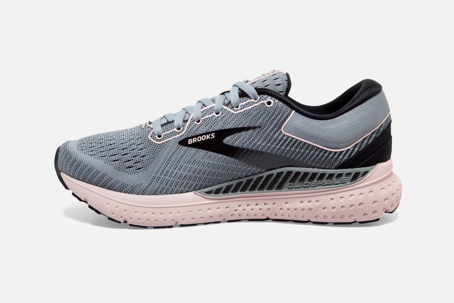 Brooks Transcend 7 Road Running Shoes Womens - Grey/Black/Pink - UWFJG-8205